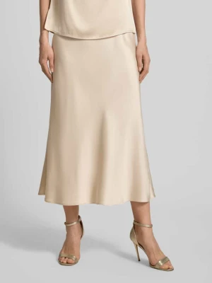 Spódnica midi o połyskującym designie comma