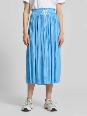 Spódnica midi o wyglądzie w plisach Marc Cain