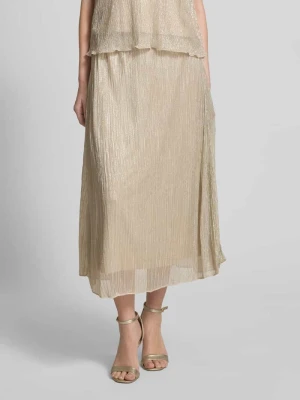 Spódnica midi plisowana z efektowną przędzą s.Oliver BLACK LABEL