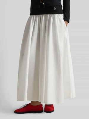 Spódnica midi rozkloszowana z czystej bawełny Polo Ralph Lauren