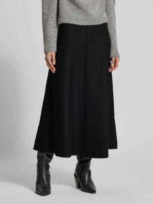 Spódnica midi rozkloszowana z mieszanki wiskozy i wełny Marc O&#x27;Polo