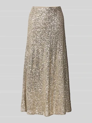 Spódnica midi rozkloszowana z mieszanki wiskozy s.Oliver BLACK LABEL