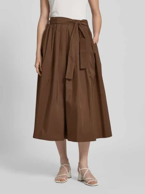 Spódnica midi rozkloszowana z paskiem w talię Weekend Max Mara