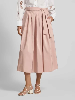Spódnica midi rozkloszowana z paskiem w talię Weekend Max Mara