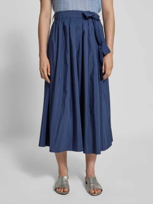 Spódnica midi rozkloszowana z paskiem w talię Weekend Max Mara