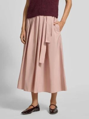 Spódnica midi rozkloszowana z paskiem w talię Weekend Max Mara