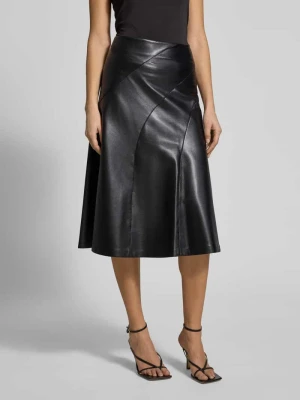 Spódnica midi rozkloszowana z zamkiem błyskawicznym model ‘VICENA’ Boss