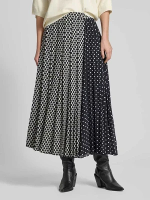 Spódnica midi rozkloszowana ze wzorem na całej powierzchni MAX&Co.