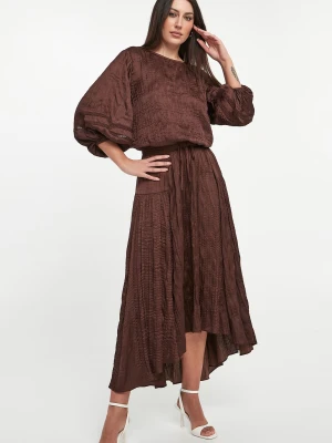 Spódnica midi satynowa JOSEPH RIBKOFF