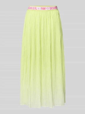 spódnica midi w efekcie marszczenia z elastycznym pasem Marc Cain