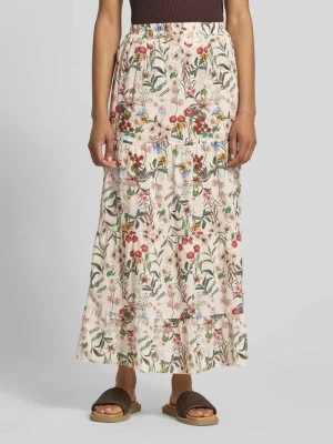 Spódnica midi w efekcie stopniowania model 'Ka44trinaa' ZABAIONE