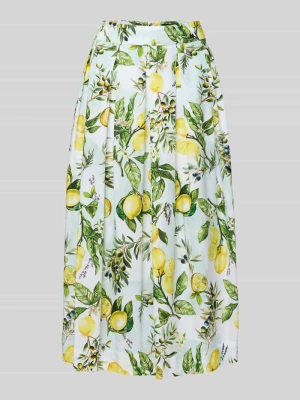 spódnica midi we wzór na całej powierzchni Marc Cain