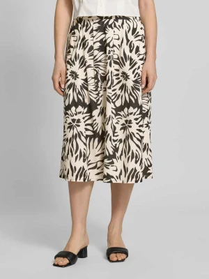 Spódnica midi we wzór na całej powierzchni z wpuszczanymi kieszeniami ROBE LÉGÈRE