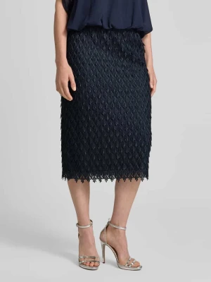Spódnica midi z aplikacjami na całej powierzchni Vera Mont