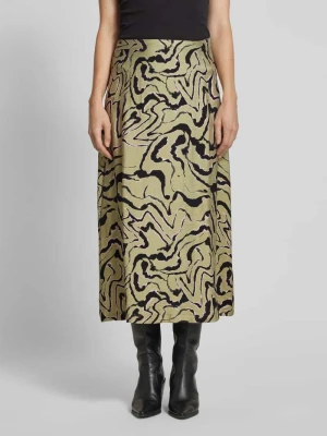 Spódnica midi z bocznym zamkiem błyskawicznym model ‘Ihamma’ b.Young