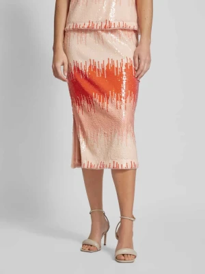 Spódnica midi z cekinami i elastycznym pasem s.Oliver BLACK LABEL