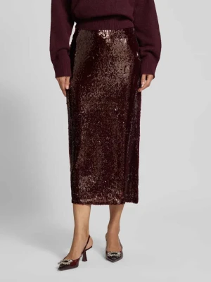 Spódnica midi z cekinami model ‘ROYALINA’ YAS