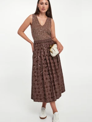 Spódnica midi z cekinami Tempra WEEKEND MAX MARA