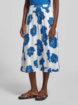 Spódnica midi z czystego lnu Tommy Hilfiger