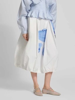Spódnica midi z czystej bawełny model 'GEYSER' MAX&Co.