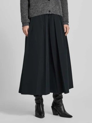 Spódnica midi z dodatkiem bawełny model ‘CURVATO’ Weekend Max Mara