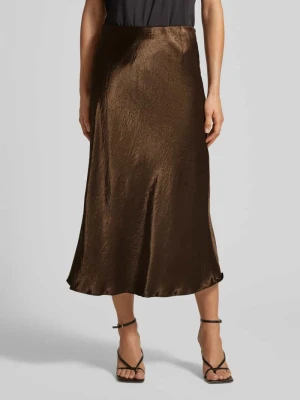 Spódnica midi z efektem błyszczącym model ‘ALESSIO’ MM by Max Mara