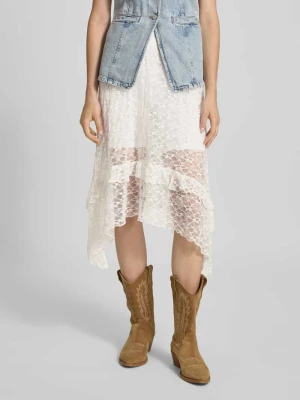 Spódnica midi z efektem podpalenia model ‘LACEY’ Noisy May