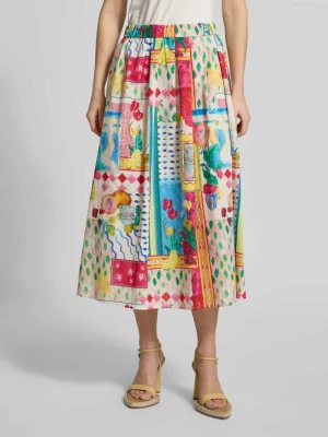 spódnica midi z elastycznym pasem Christian Berg Woman Selection