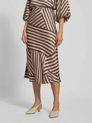Spódnica midi z elastycznym pasem comma