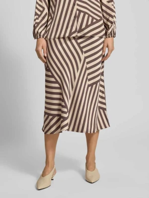 Spódnica midi z elastycznym pasem comma