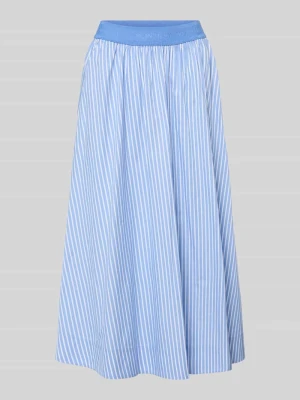 spódnica midi z elastycznym pasem milano italy