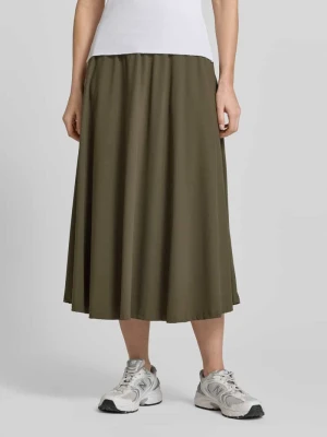 Spódnica midi z elastycznym pasem model 'SMEA' RAFFAELLO ROSSI