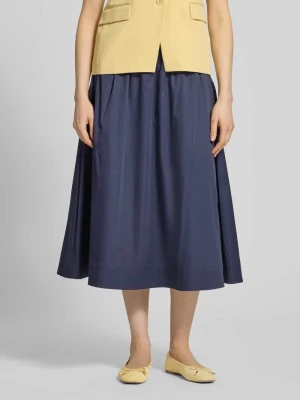 spódnica midi z elastycznym pasem WHITE LABEL