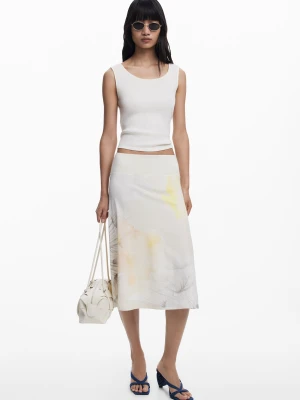 Spódnica midi z gumką w talii Desigual