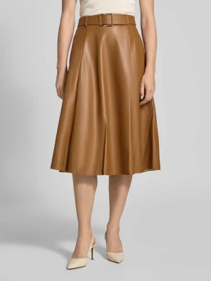 Spódnica midi z imitacji skóry z paskiem model ‘SALLY’ GUIDO MARIA KRETSCHMER WOMAN