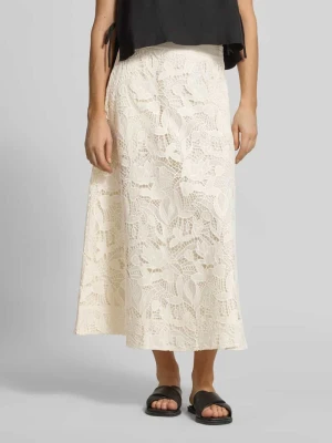 spódnica midi z koronki o linii a Oui