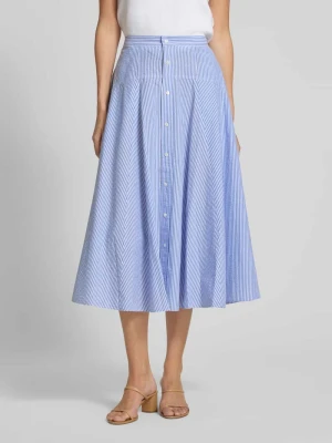 Spódnica midi z listwą guzikową Polo Ralph Lauren