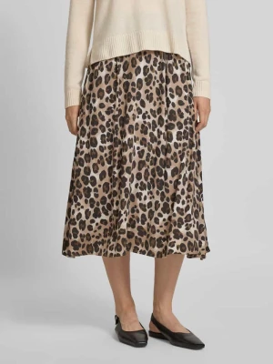 Spódnica midi z marszczeniami Smith and Soul