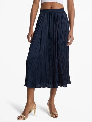 Spódnica midi z marszczonej satyny MICHAEL Michael Kors