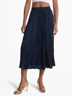 Spódnica midi z marszczonej satyny MICHAEL Michael Kors