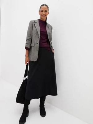 Spódnica midi z materiału punto di roma bonprix