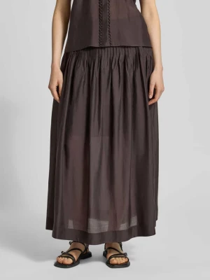 Spódnica midi z mieszanka lyocellu z drapowania model 'MOLLY' Copenhagen Muse