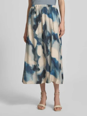 Spódnica midi z mieszanka wiskozy, model 'Aveline' MbyM