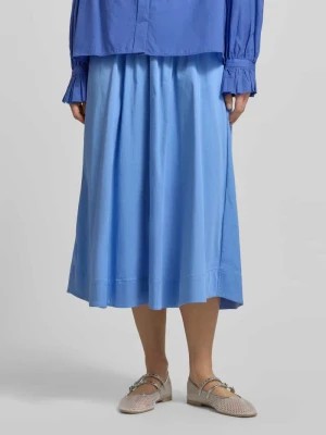 Spódnica midi z mieszanki bawełny milano italy