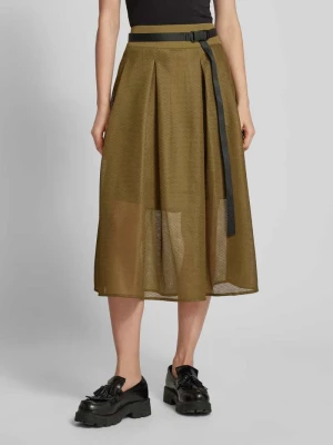 Spódnica midi z ozdobnymi szwami model ‘SARAH’ Copenhagen Muse