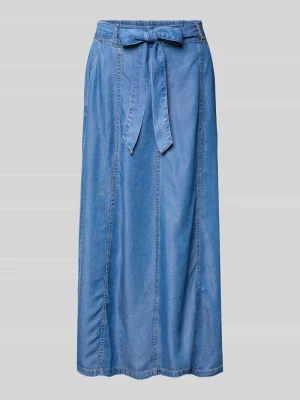 Spódnica midi z paskiem do wiązania model 'KOSMO' b.Young