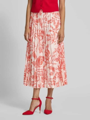 Spódnica midi z plisami comma