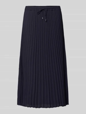 Spódnica midi z plisami comma