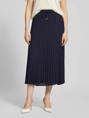 Spódnica midi z plisami comma