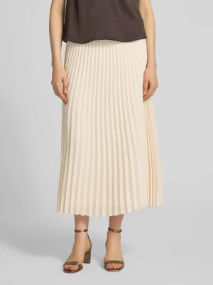 Spódnica midi z plisami comma